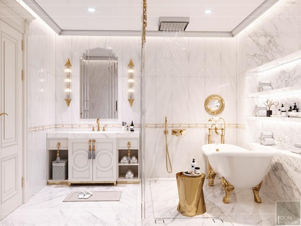 phòng tắm tân cổ điển