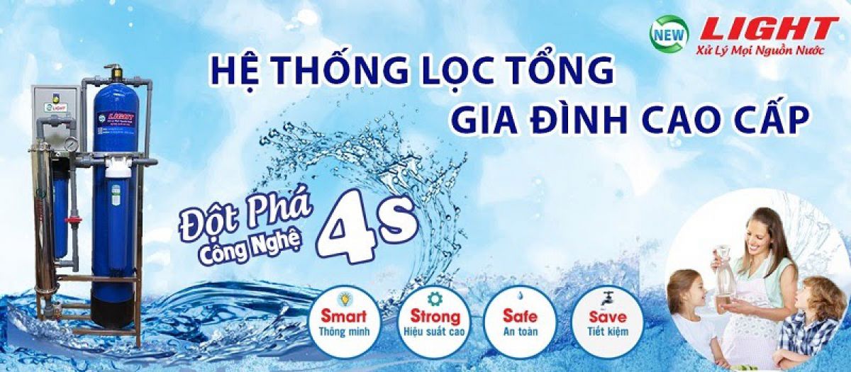 Bộ lọc nước m&aacute;y đầu nguồn chất lượng cao | NewLight