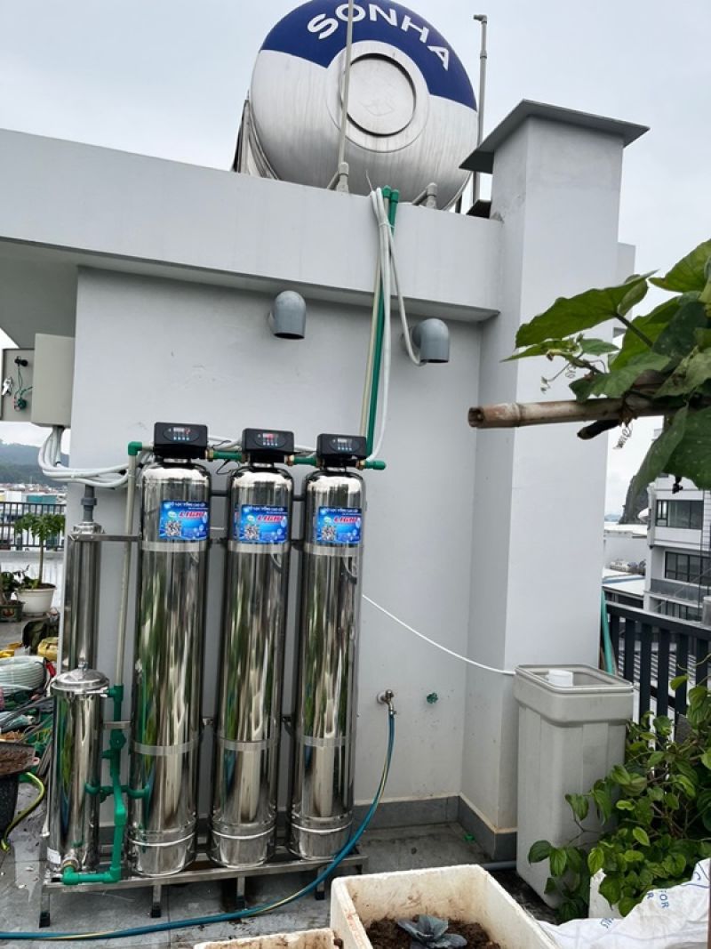 Dự &aacute;n lắp đặt hệ thống lọc tổng UF-IN NewLight cho biệt thự MonBay Hạ Long, Quảng Ninh