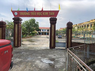Hệ thống lọc nước tại trường tiểu học Kim Tân- Hải Dương