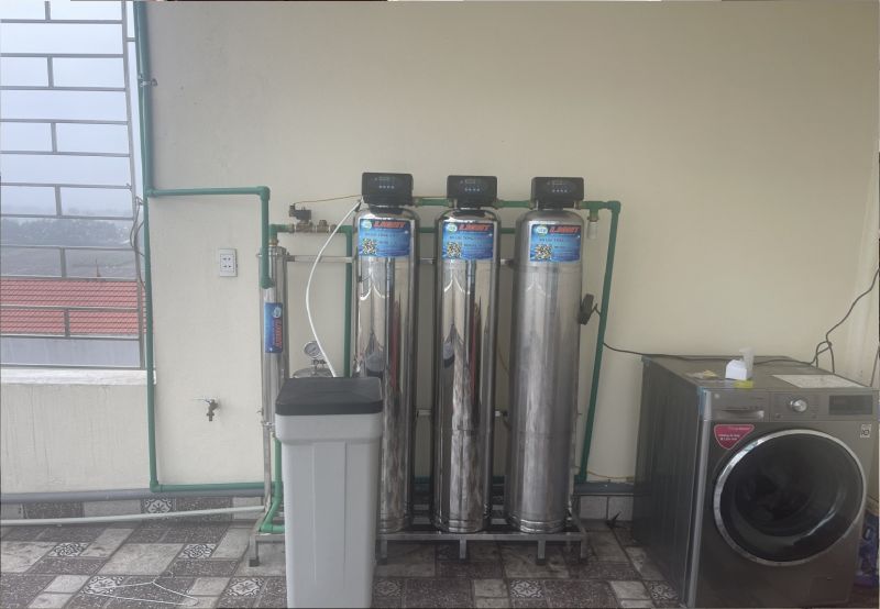 Lắp đặt hệ thống lọc tổng đầu nguồn NewLight UF-IN tại Kinh M&ocirc;n, Hải Dương